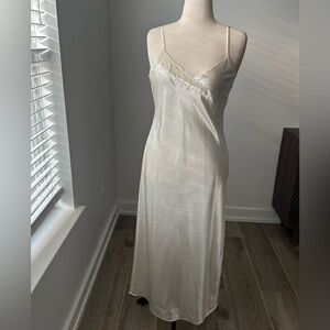 Valerie Steven’s Beaded White Satin Nightgown